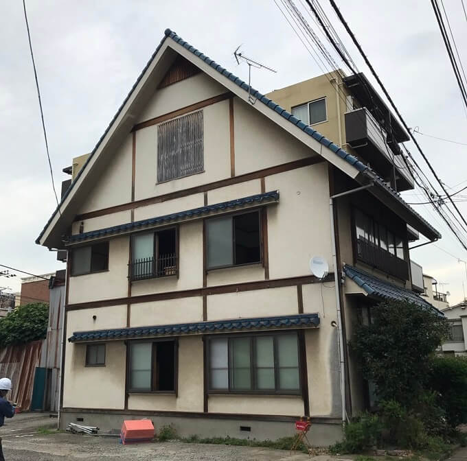 東京都新宿区木造3階建て住宅68坪取り壊し工事